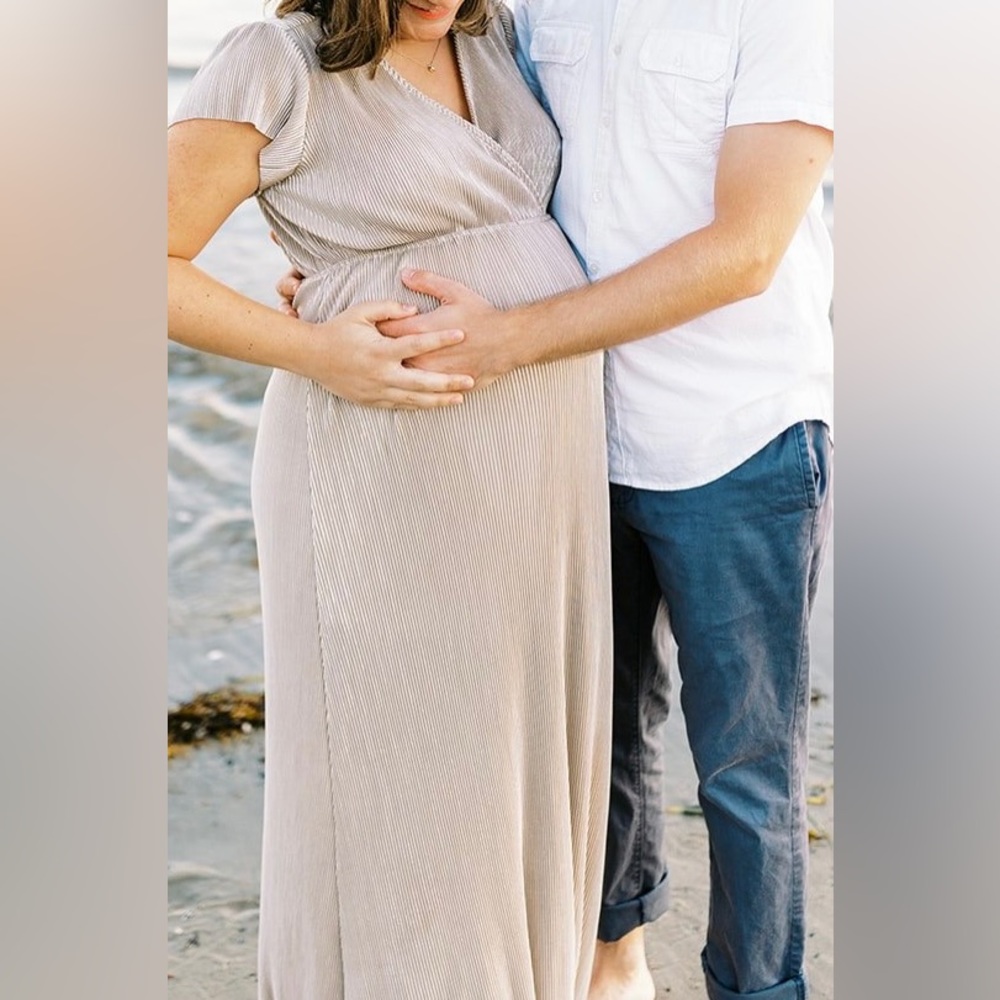 Baltic Born Champagne Wrap-style Dress